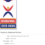 international cheer union test