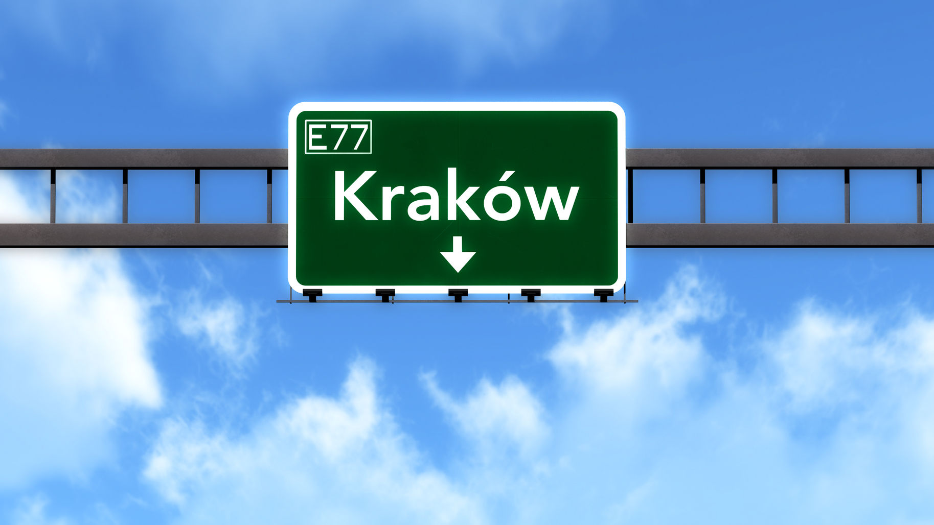 znak drogowy, Kraków