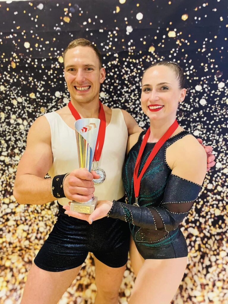 Joanna Ciepielowska-Błasiak oraz Grzegorz Błasiak vice mistrzami europy w aerobiku sportowym